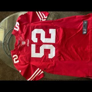 Authentic Patrick Willis San Francisco 49ers Rare Jersey